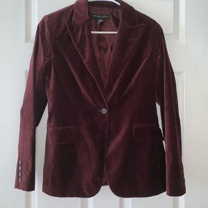 Beautiful velvet vine color blazer